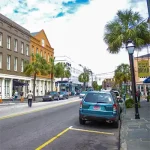 Charleston, SC photo on East Bay Street right outside of the Slightly North of Broad restaurant. Photo by Alexander Wark Feeney on Unsplash.